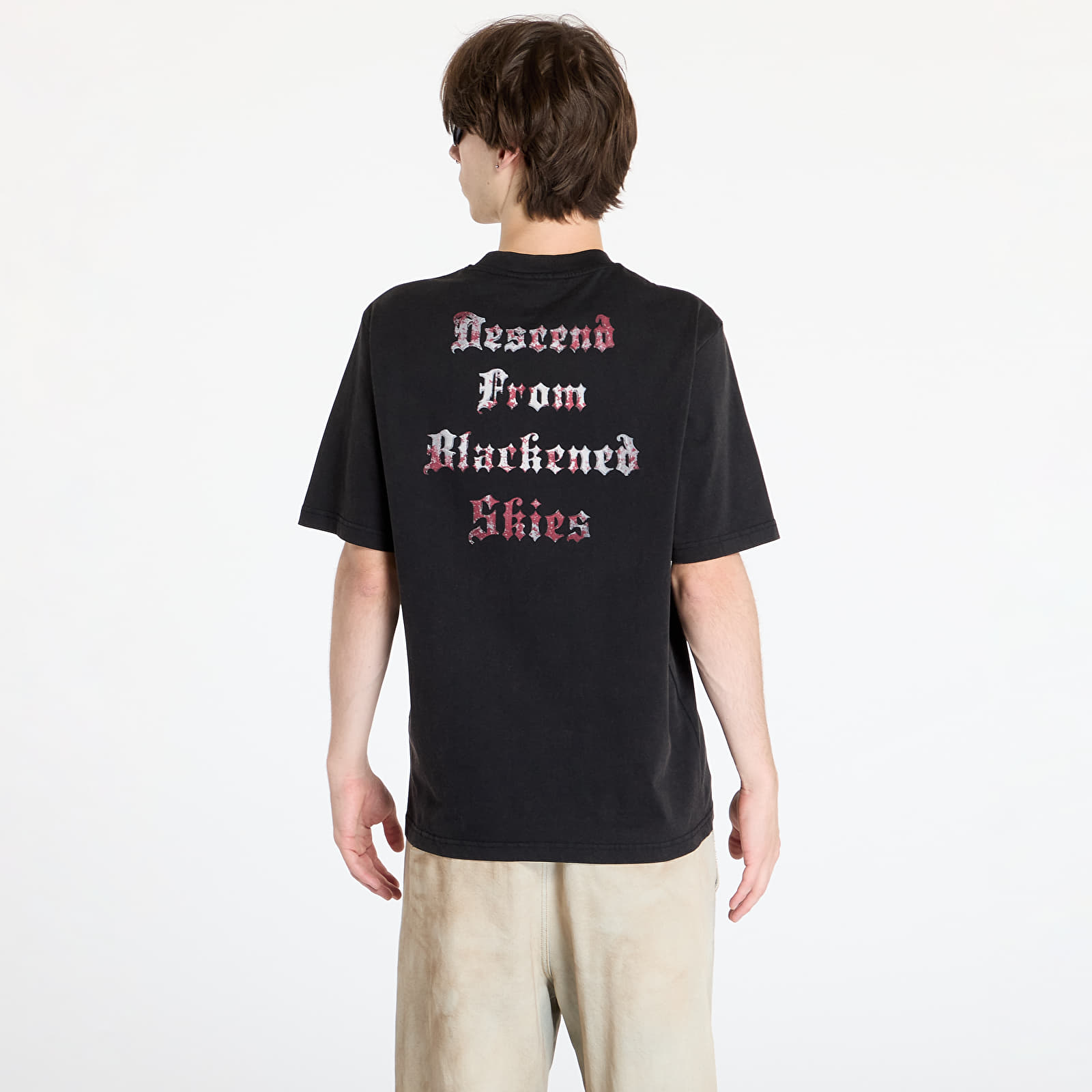 Férfi pólok Wasted Paris Scythe T-Shirt Faded Black