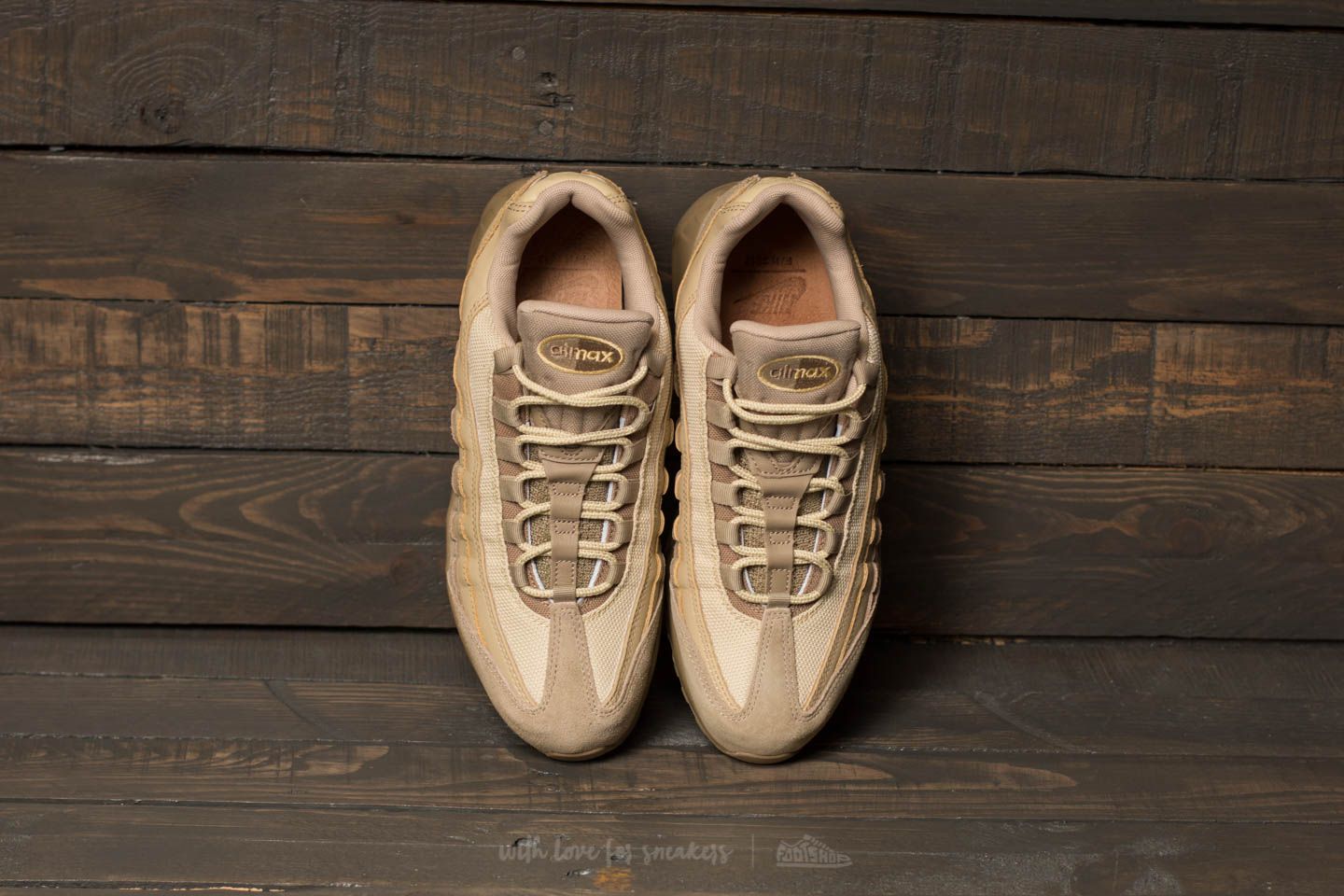 Men s shoes Nike Air Max 95 Premium Khaki Team Gold Mushroom Footshop