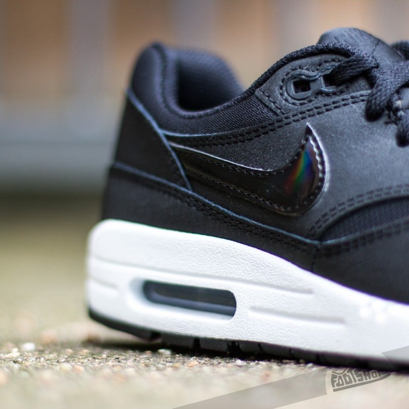 Women's shoes Nike Air Max 1 (GS) Black/ Black-White