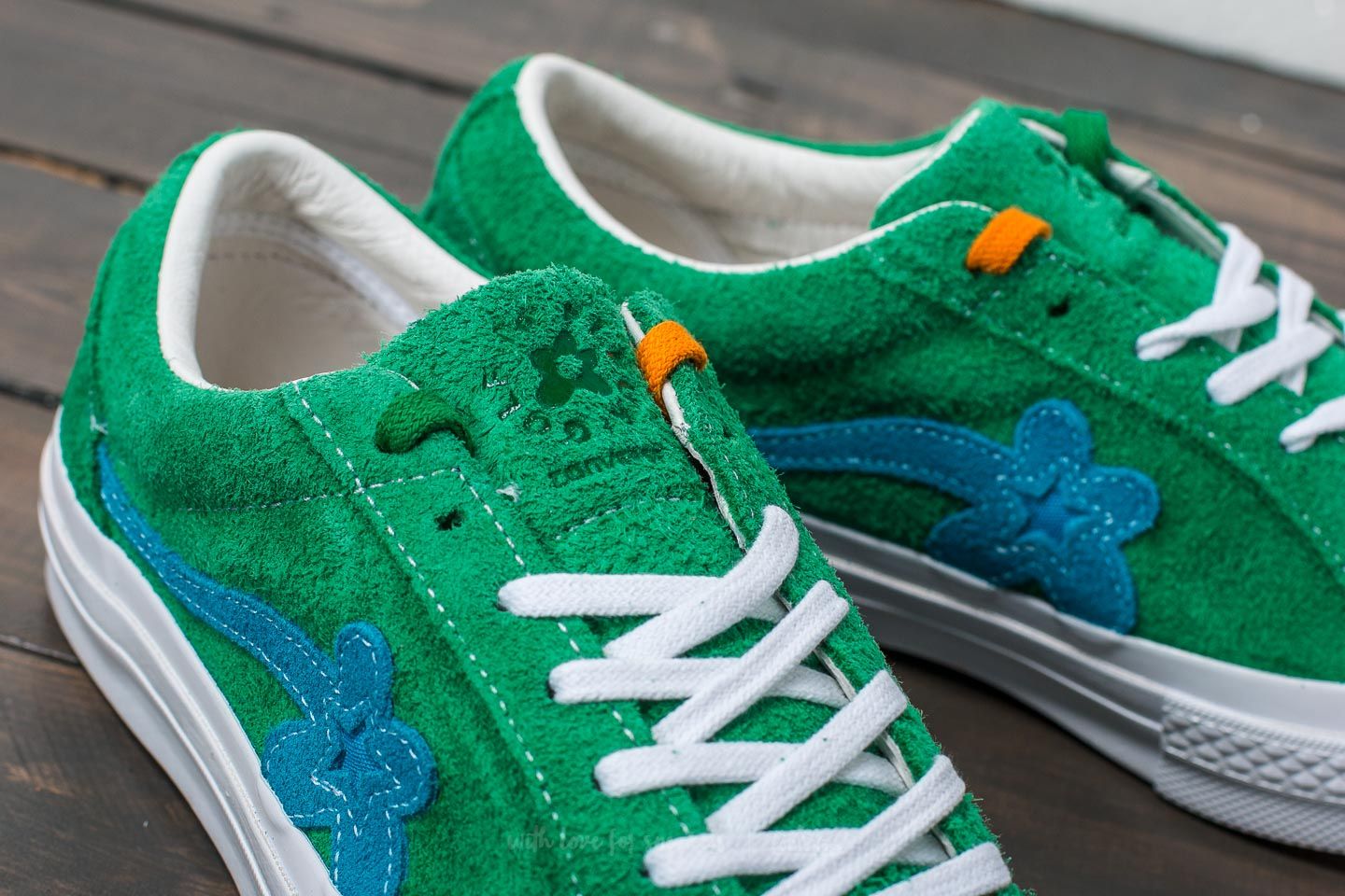 Мъжки кецове и обувки Converse x Golf Le Fleur One Star Ox Jolly Green/ Hawaiian Ocean