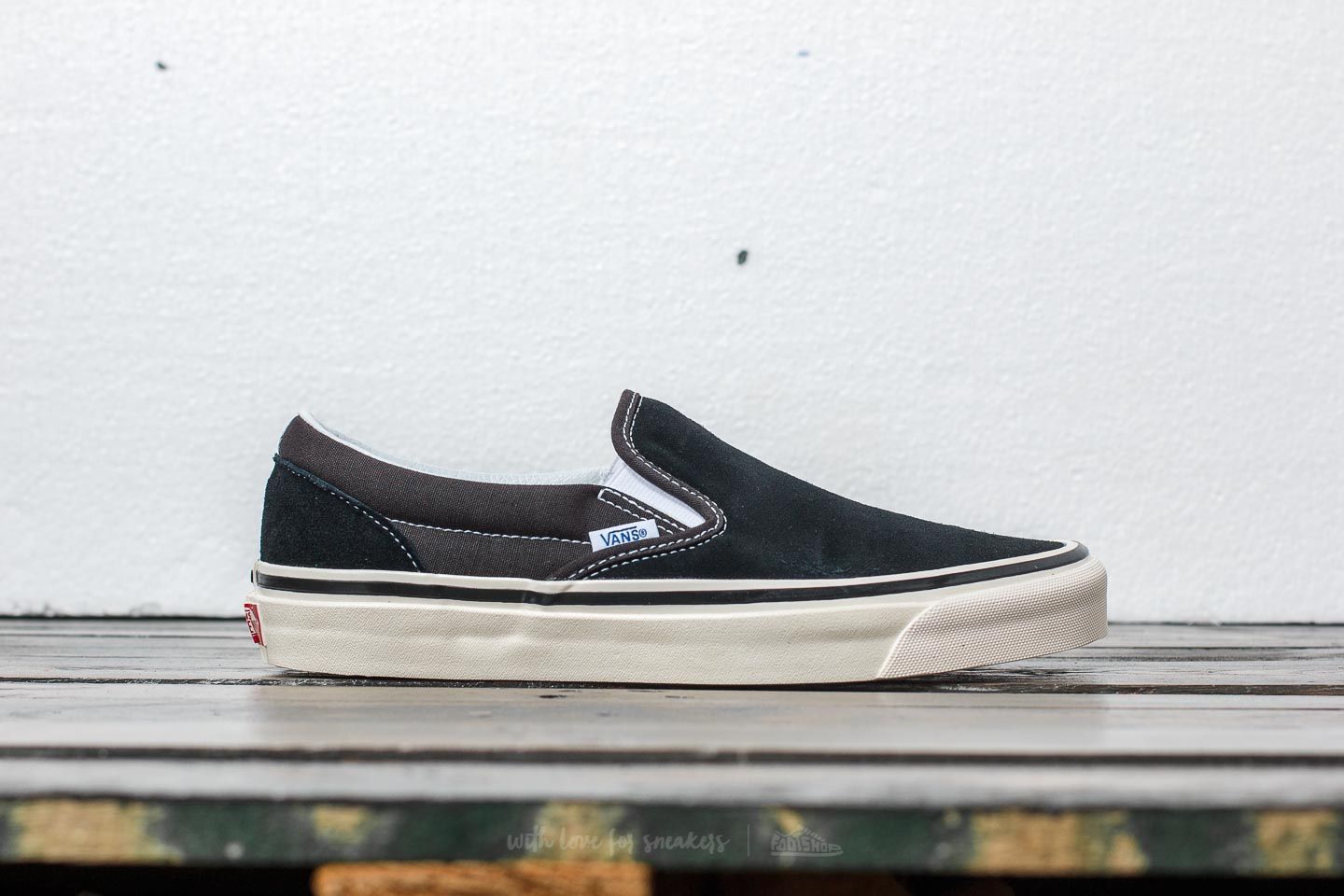 Scarpe uomo Vans Classic Slip-on 9 (Anaheim Factory) Black