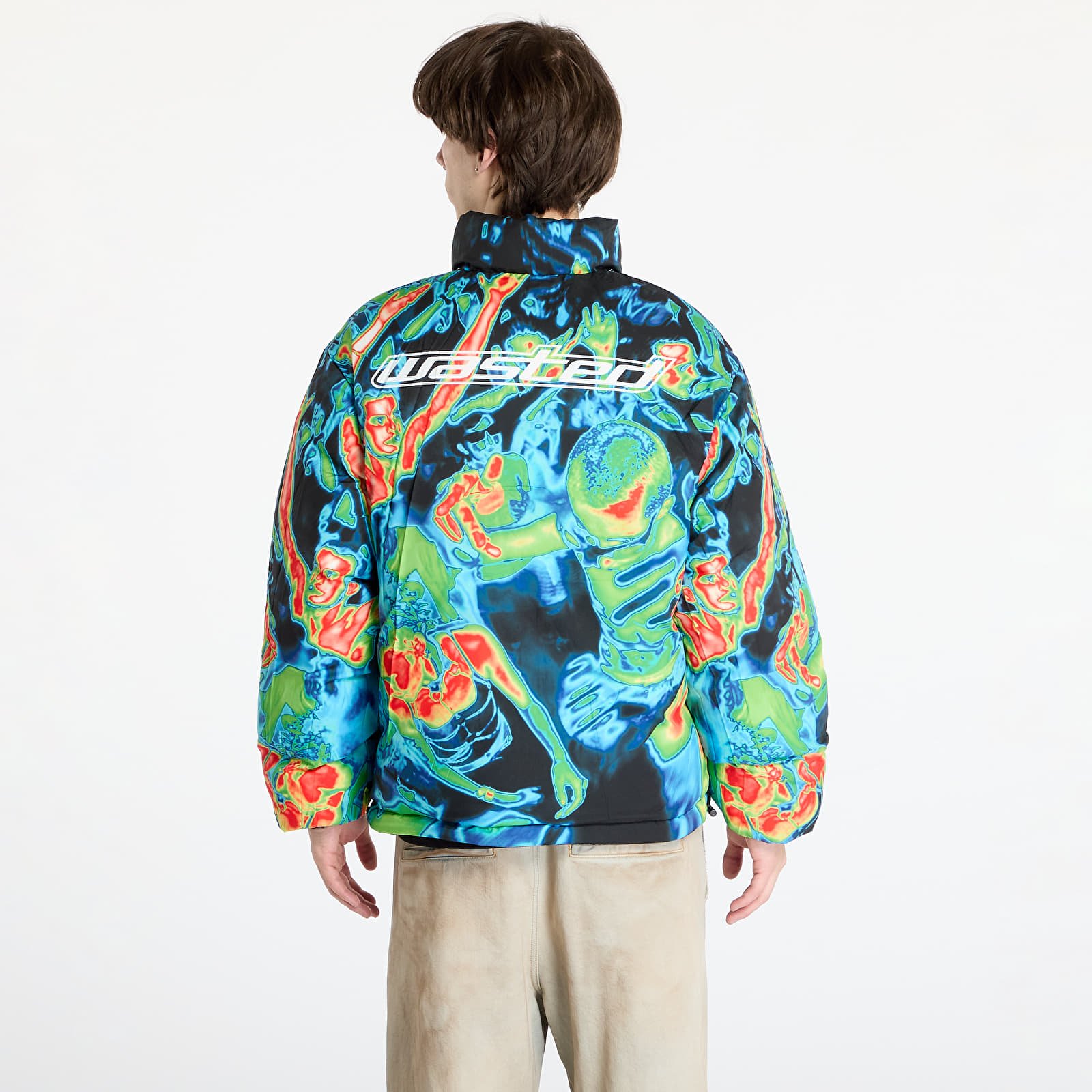 Herrenjacken Wasted Paris Fusion Puffer Jacket Black