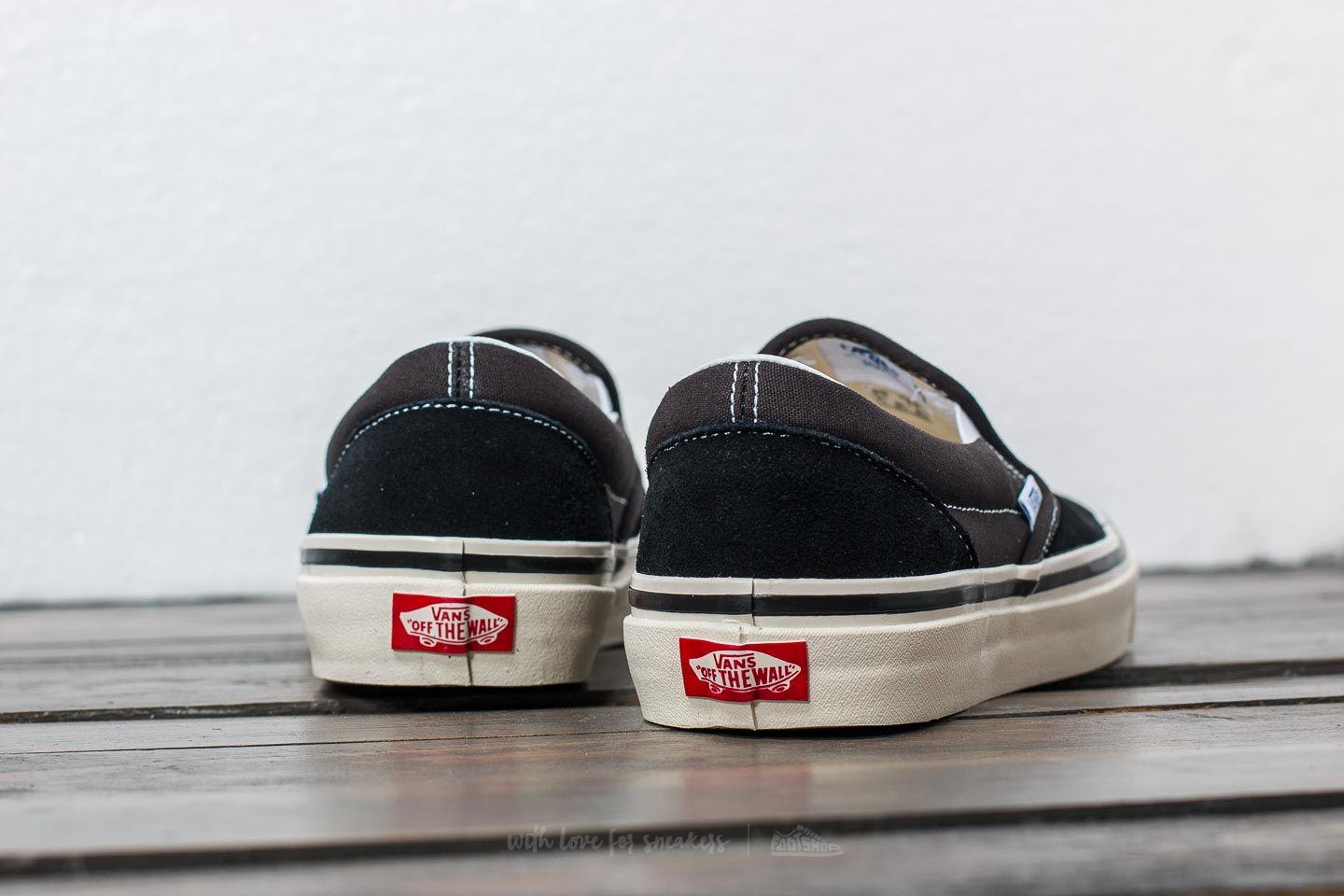 Scarpe uomo Vans Classic Slip-on 9 (Anaheim Factory) Black