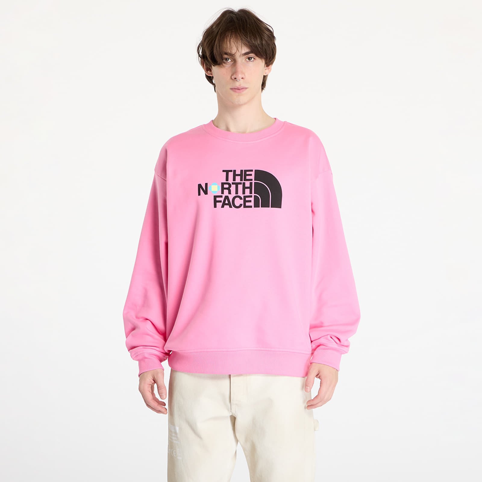 Hanorac The North Face x Yinka Ilori Crew Sweatshirt UNISEX Gamma Pink - 1 | YEO