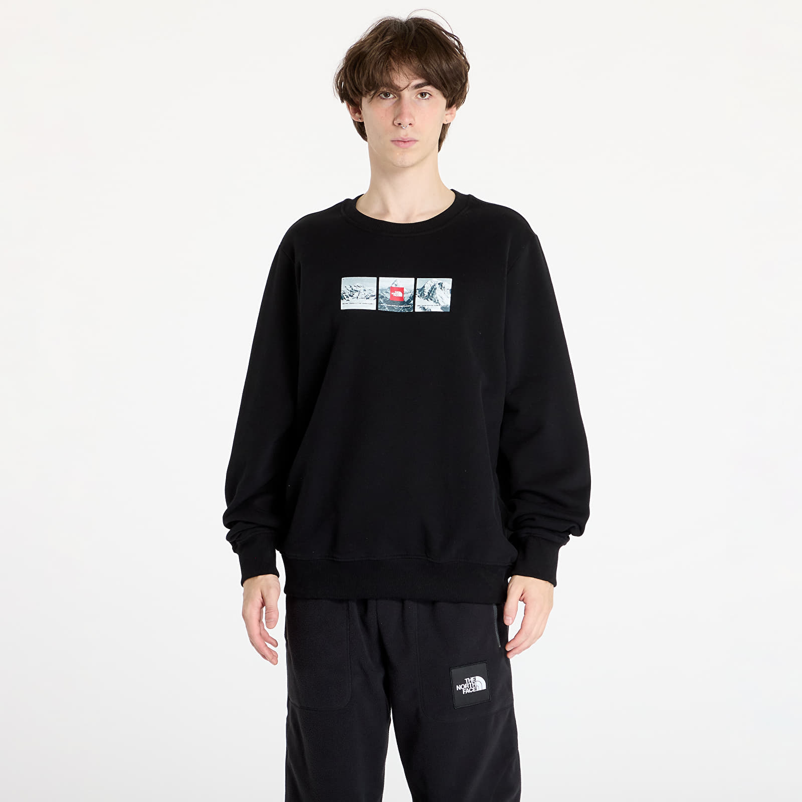 Hoodies für Männer The North Face Crew Expedition System TNF Black