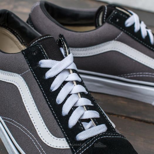 Pewter and black vans shop