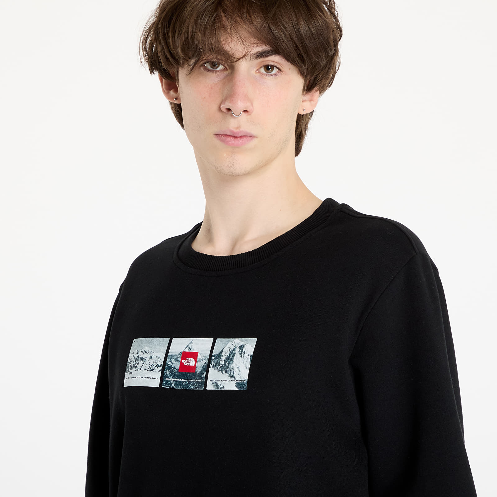 Hoodies für Männer The North Face Crew Expedition System TNF Black