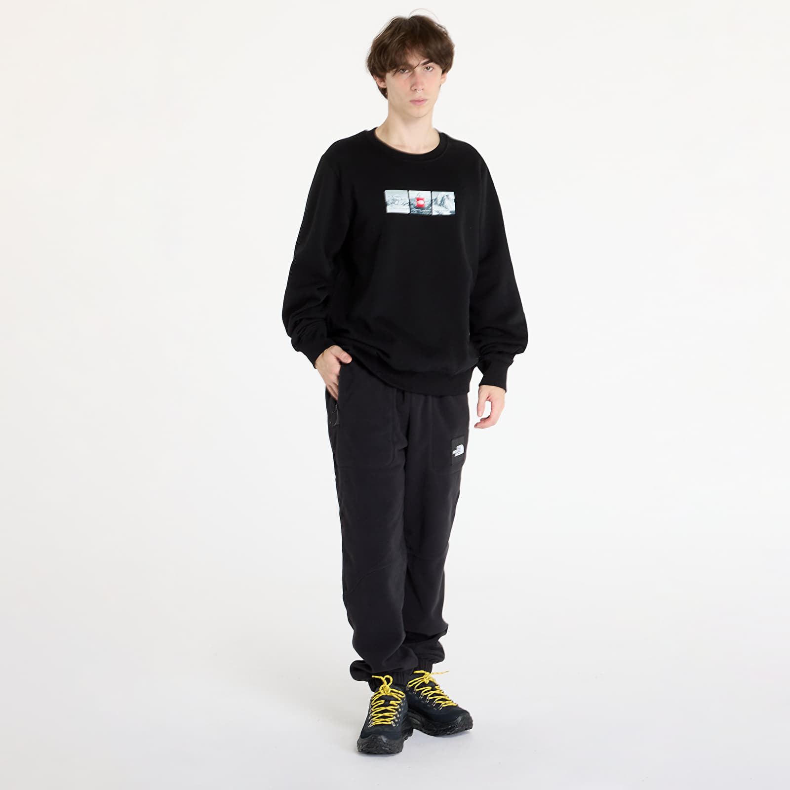 Hoodies für Männer The North Face Crew Expedition System TNF Black