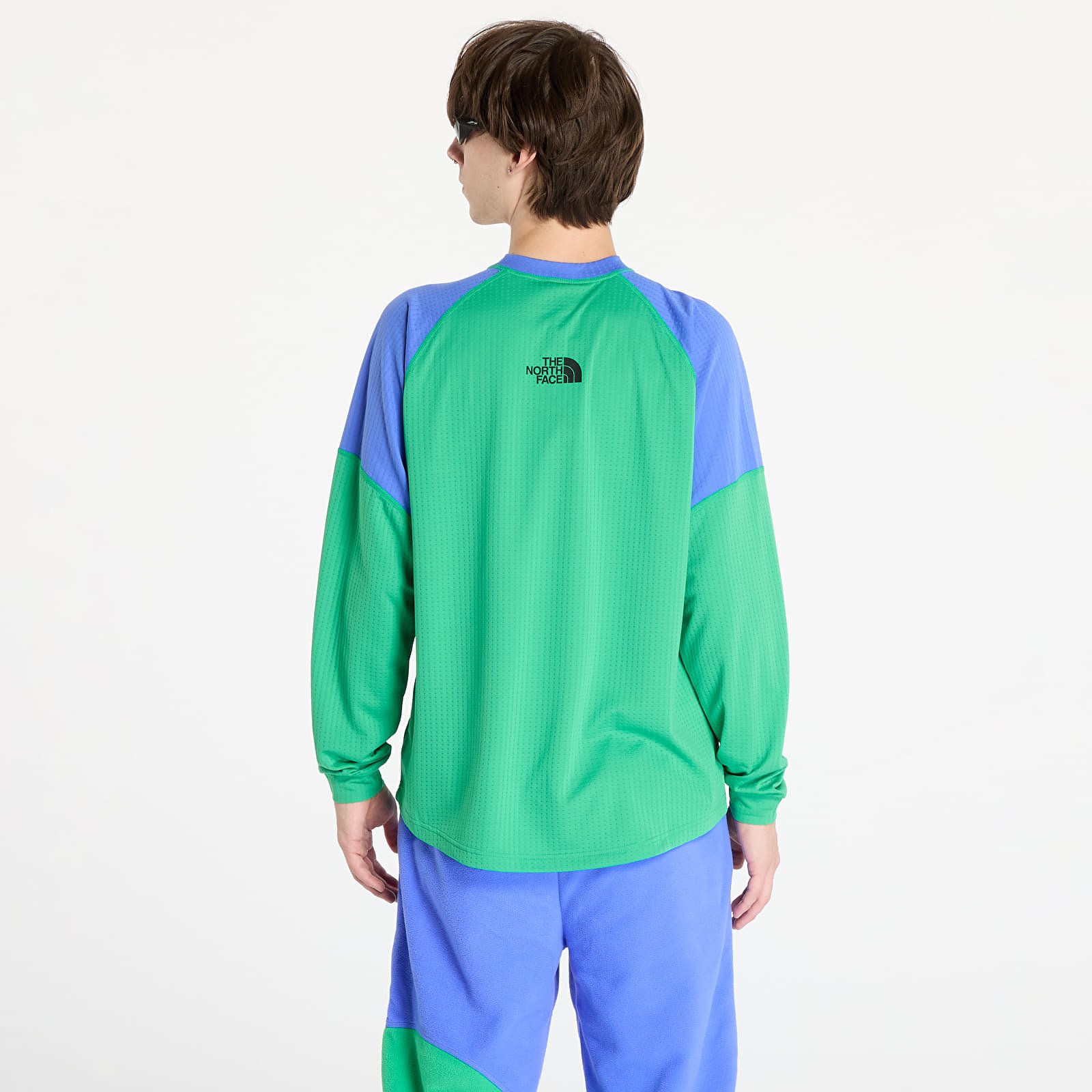 T-shirty męskie The North Face x Yinka Ilori Long Sleeve Tech Tee Optic Emerald