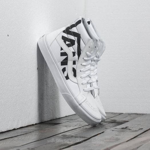 Vans sk8 hi sales reissue true white