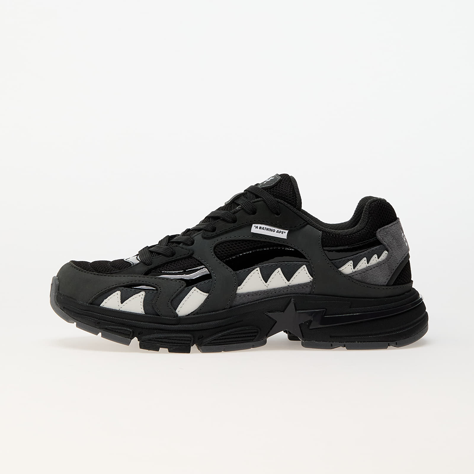 Men's shoes A BATHING APE Shark Sta M2 Black