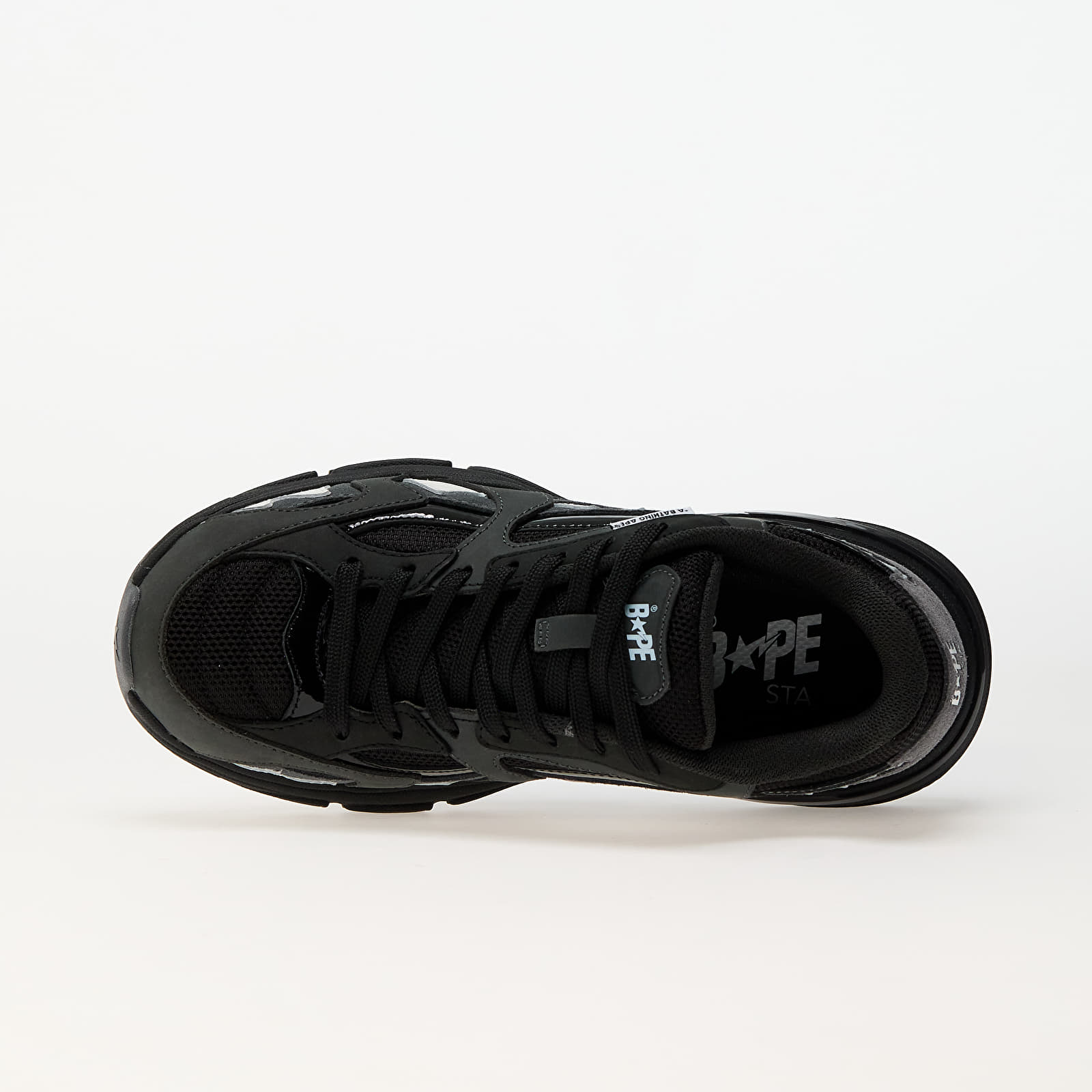 Men's shoes A BATHING APE Shark Sta M2 Black