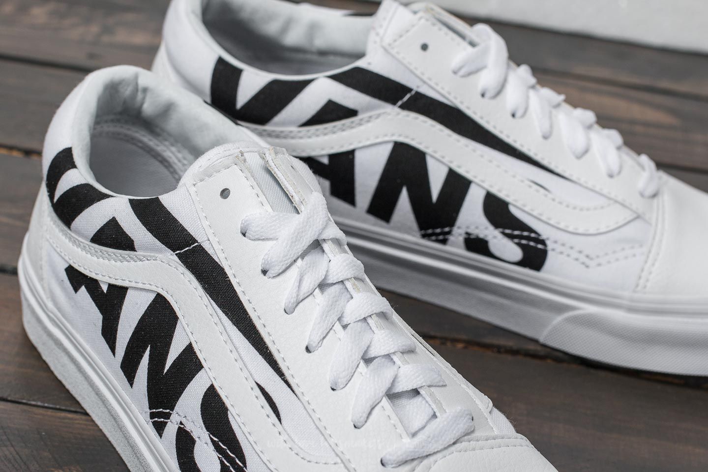 Men's shoes Vans Old Skool (VANS) True White/ Black | Footshop