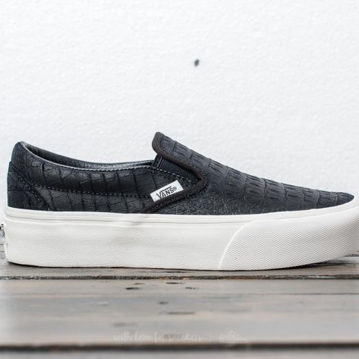 Vans classic slip-on embossed sale