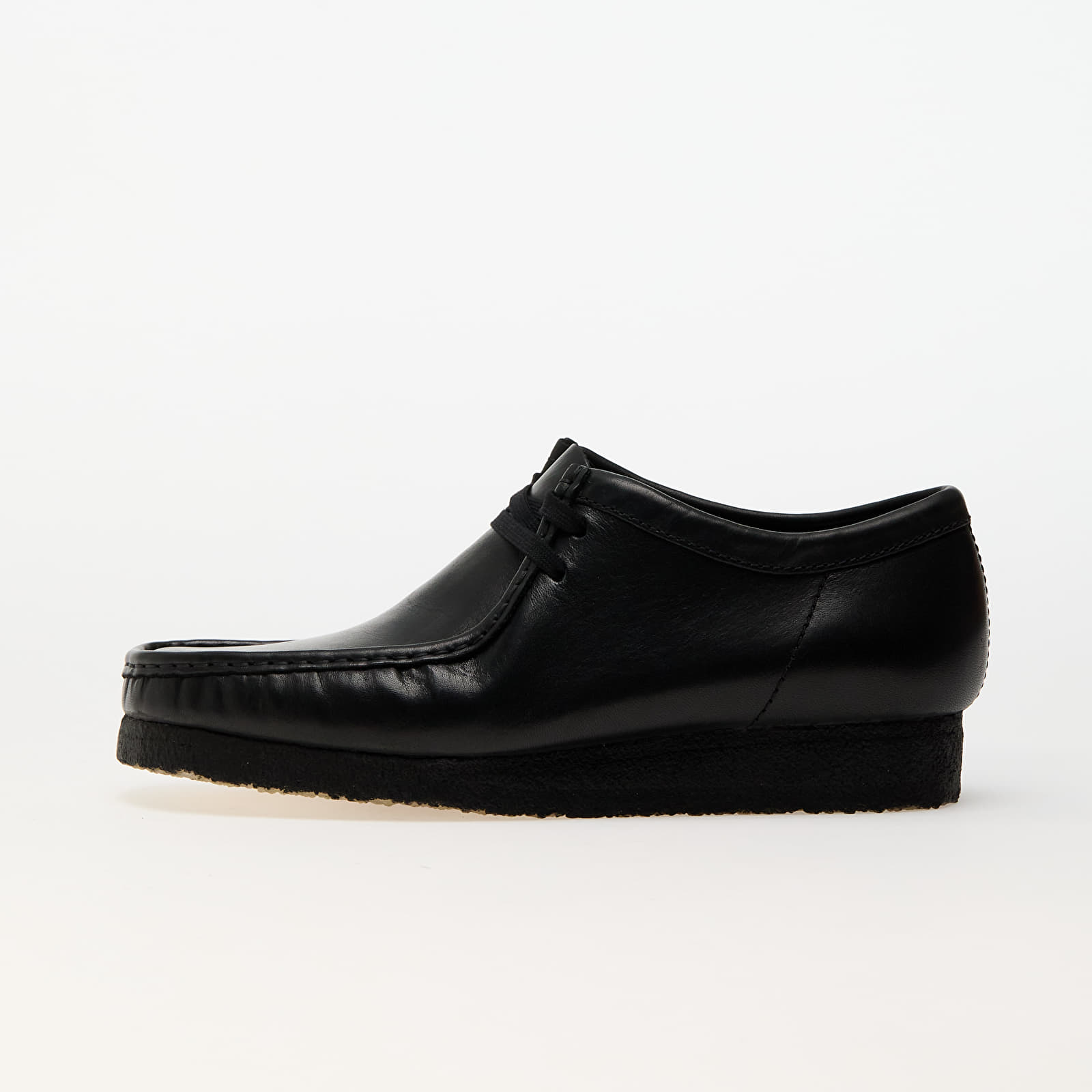 Férfi cipők Clarks Originals Wallabee Black Leather
