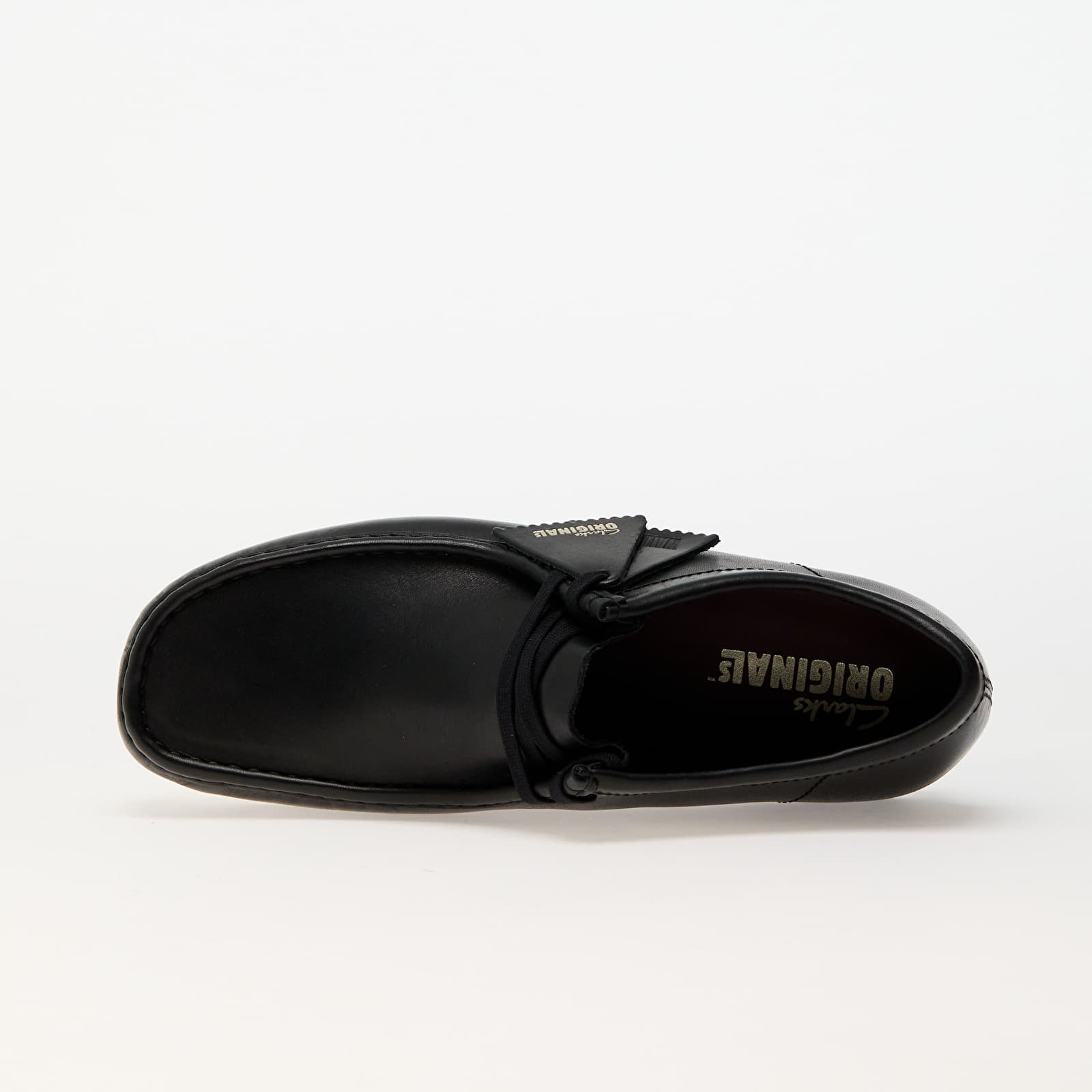 Férfi cipők Clarks Originals Wallabee Black Leather