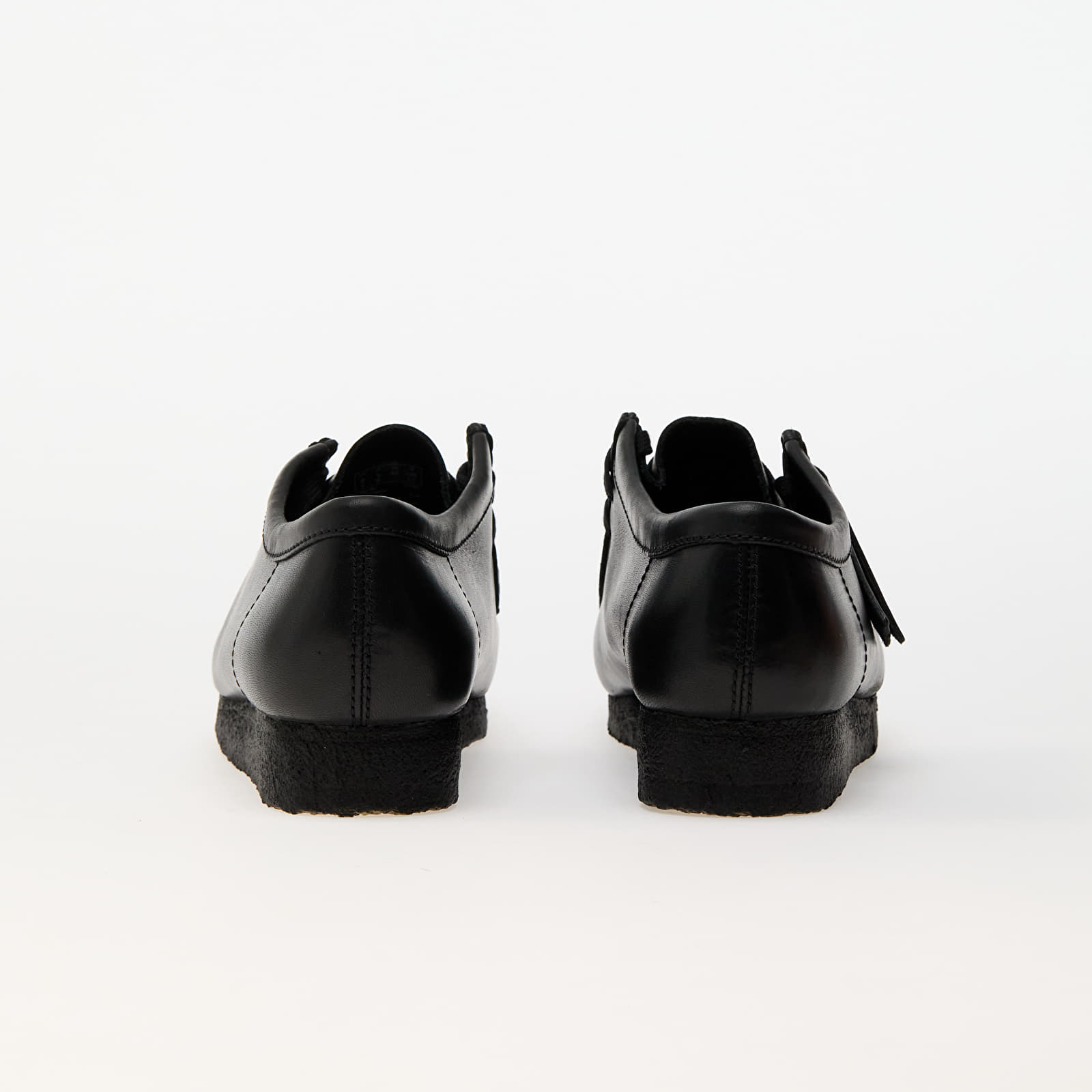Férfi cipők Clarks Originals Wallabee Black Leather