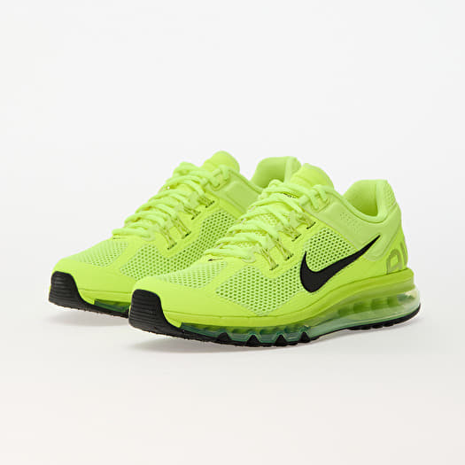 Neon green nike sneakers top