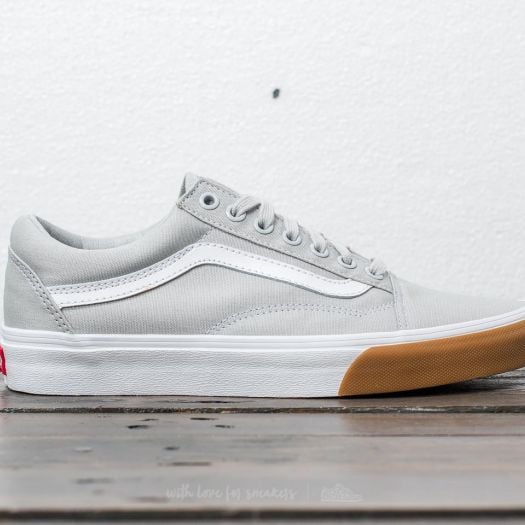 Vans old skool grey gum bumper online