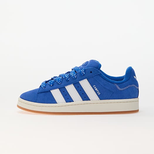 Blue adidas suede cheap