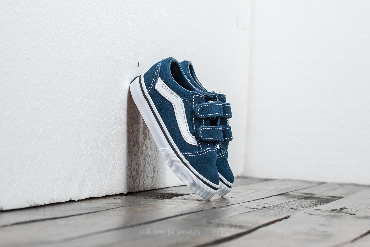 Sneakers och skor för barn Vans Old Skool V (Suede) Dress Blues/ Black