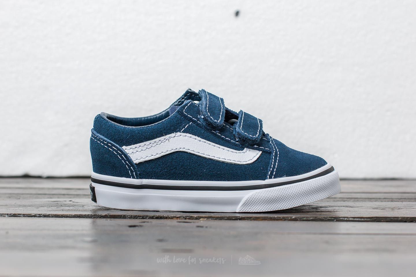 Sneakers och skor för barn Vans Old Skool V (Suede) Dress Blues/ Black