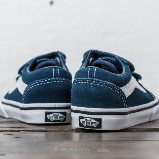 Vans old skool v dress blue true navy 2025