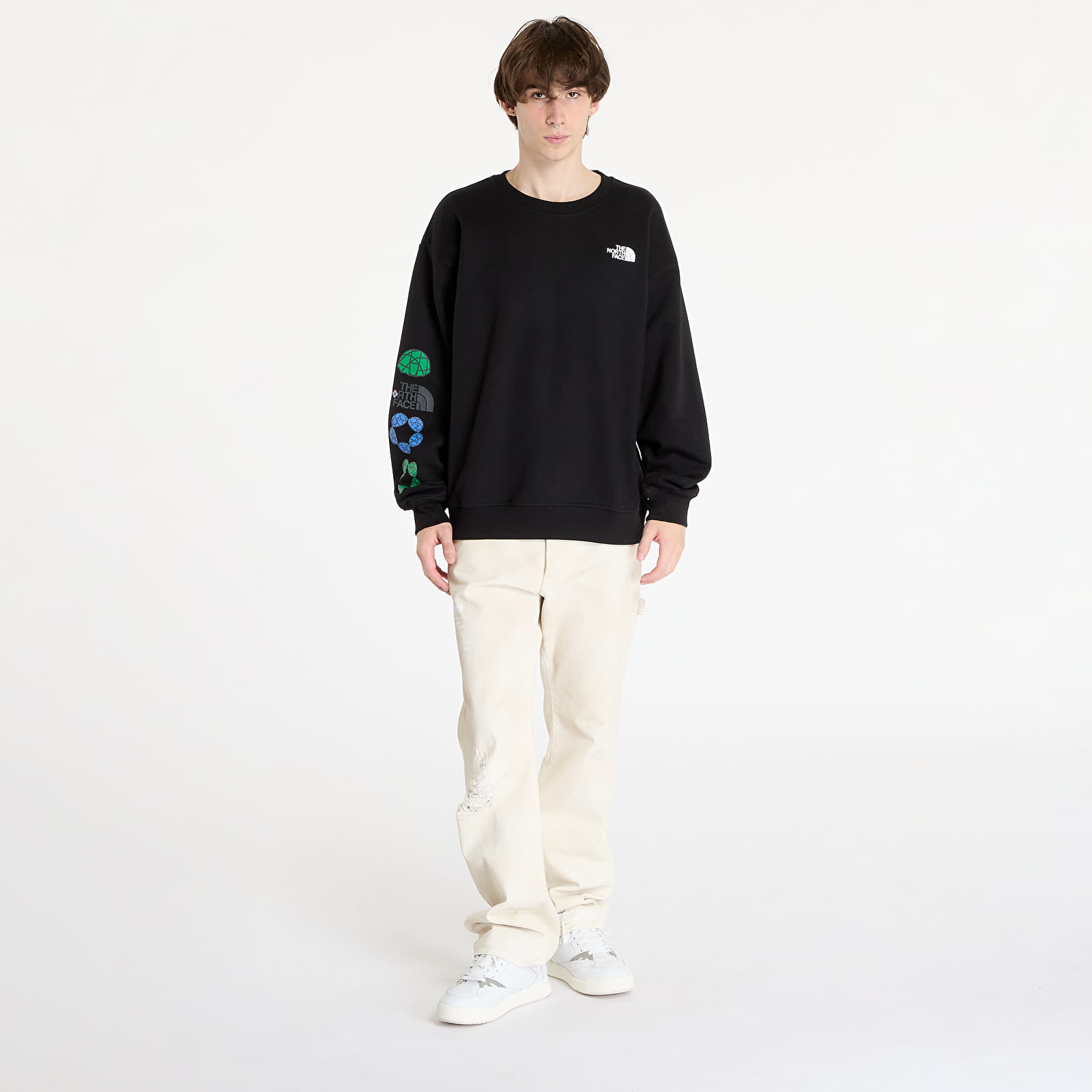 Men's hoodies The North Face x Yinka Ilori Graphic Crewneck Sweatshirt TNF Black