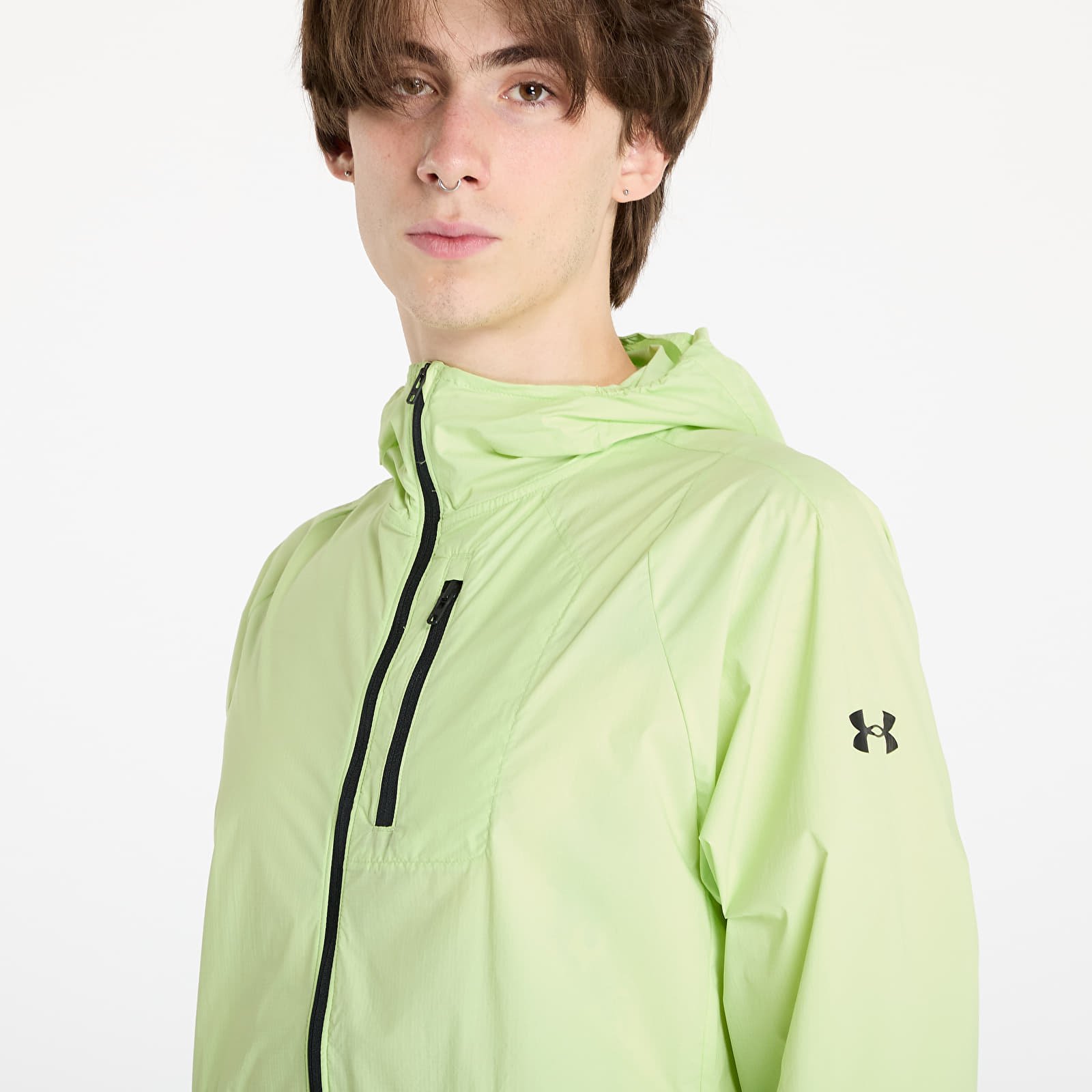 Giacche da uomo Under Armour Launch Lightweight Jacket Green Footshop