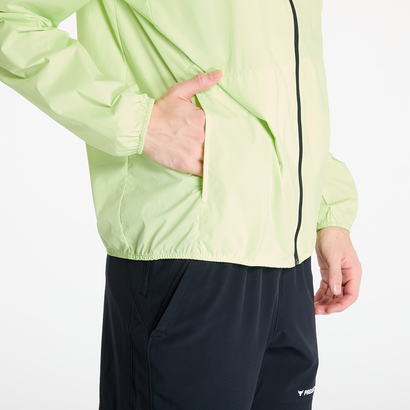 Férfi kabátok Under Armour Launch Lightweight Jacket Green