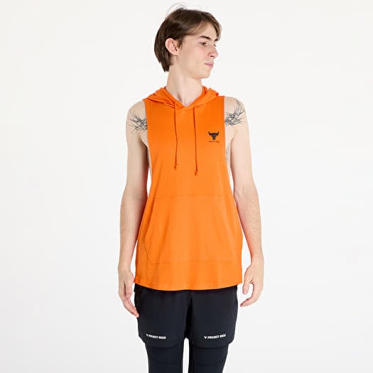 Under Armour Project Rock SL HD Payoff Top Team Orange/ Black