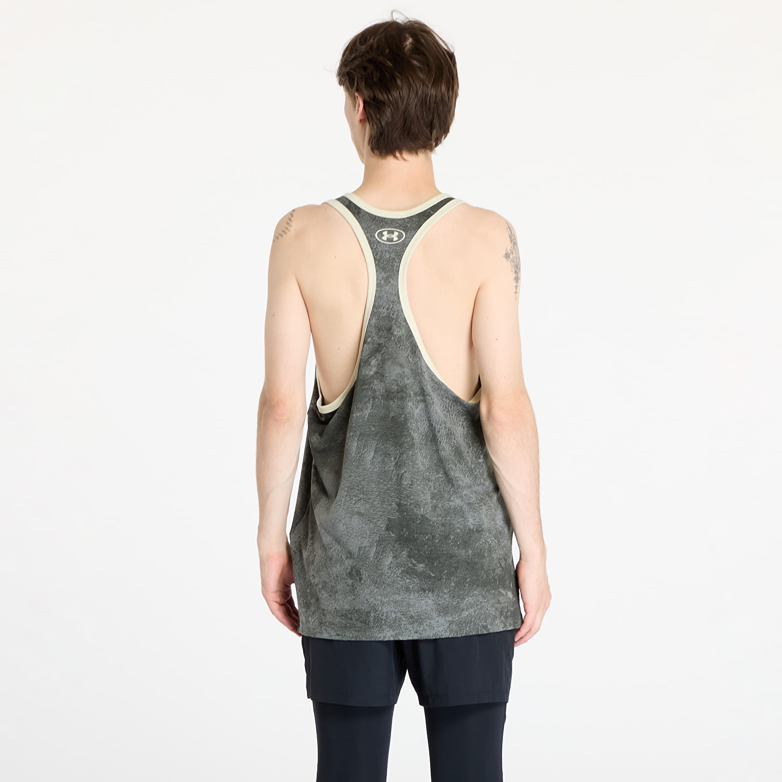 Vestes Under Armour Project Rock Racer Tank Tools Top Clay Green/ Silt