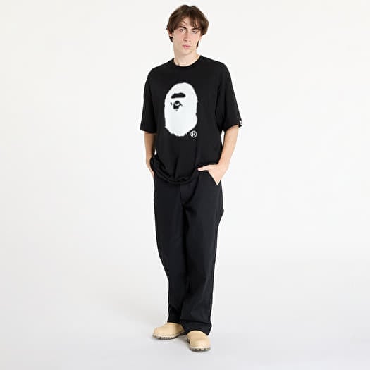 A BATHING APE / Tシャツ/L/コットン/BLK/001TEG301015X Men's T-shirts A BATHING APE Pixel Ape Head Relaxed Fit Tee Black