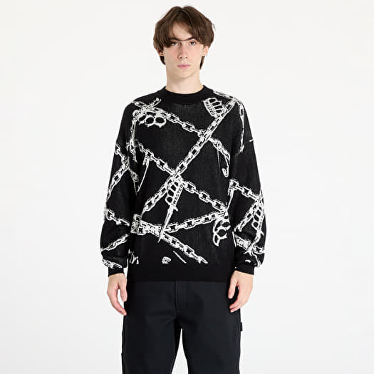 Wasted Paris Knuckles Sweater Black/ White