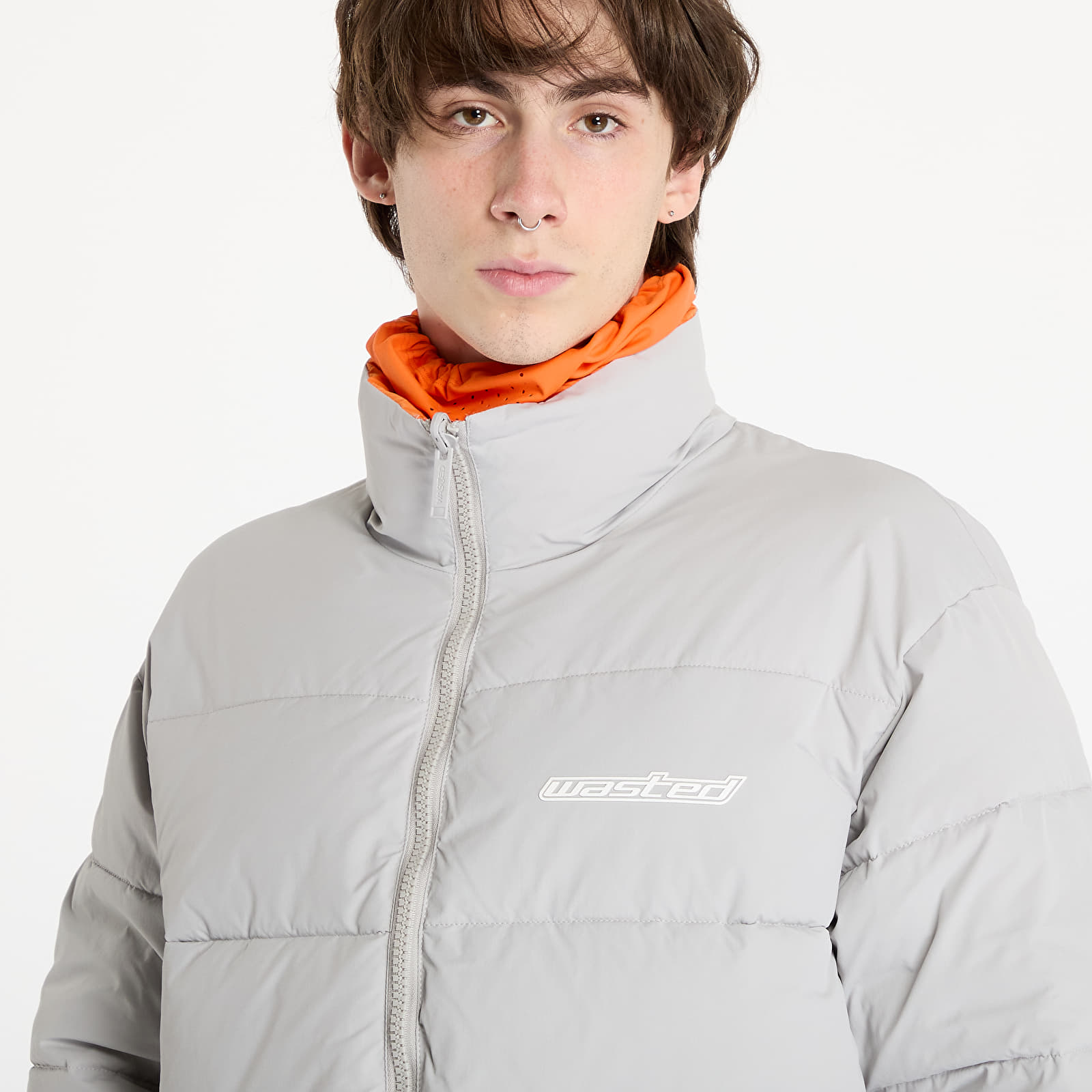 Herrenjacken Wasted Paris Pulse Puffer Jacket Silver