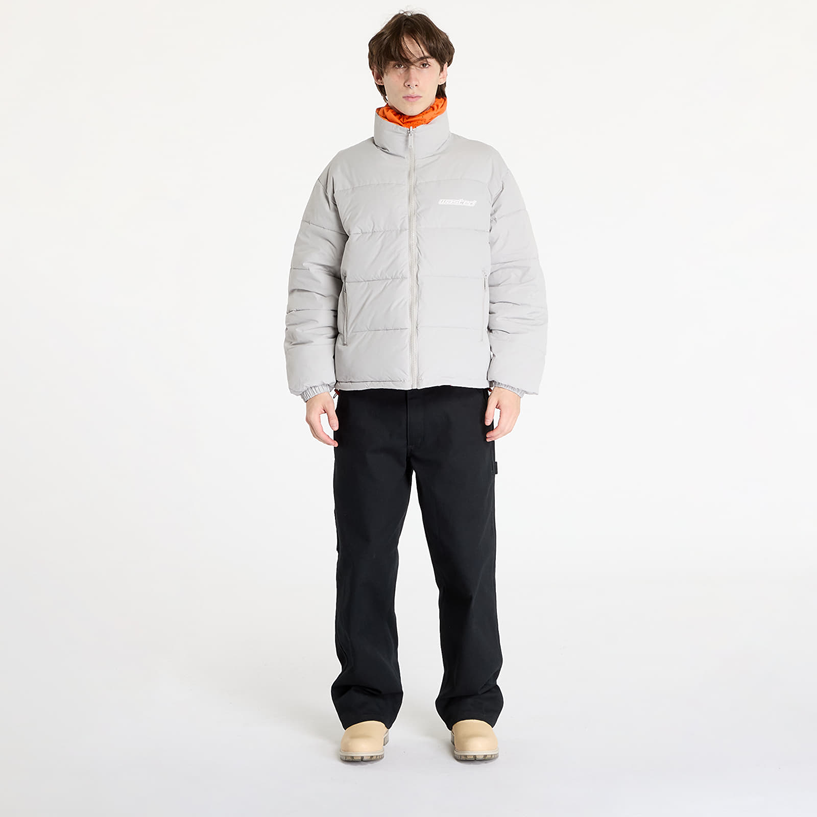 Herrenjacken Wasted Paris Pulse Puffer Jacket Silver