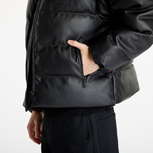 Men's jackets Wasted Paris Kingdom Curve Puffer Jacket Black