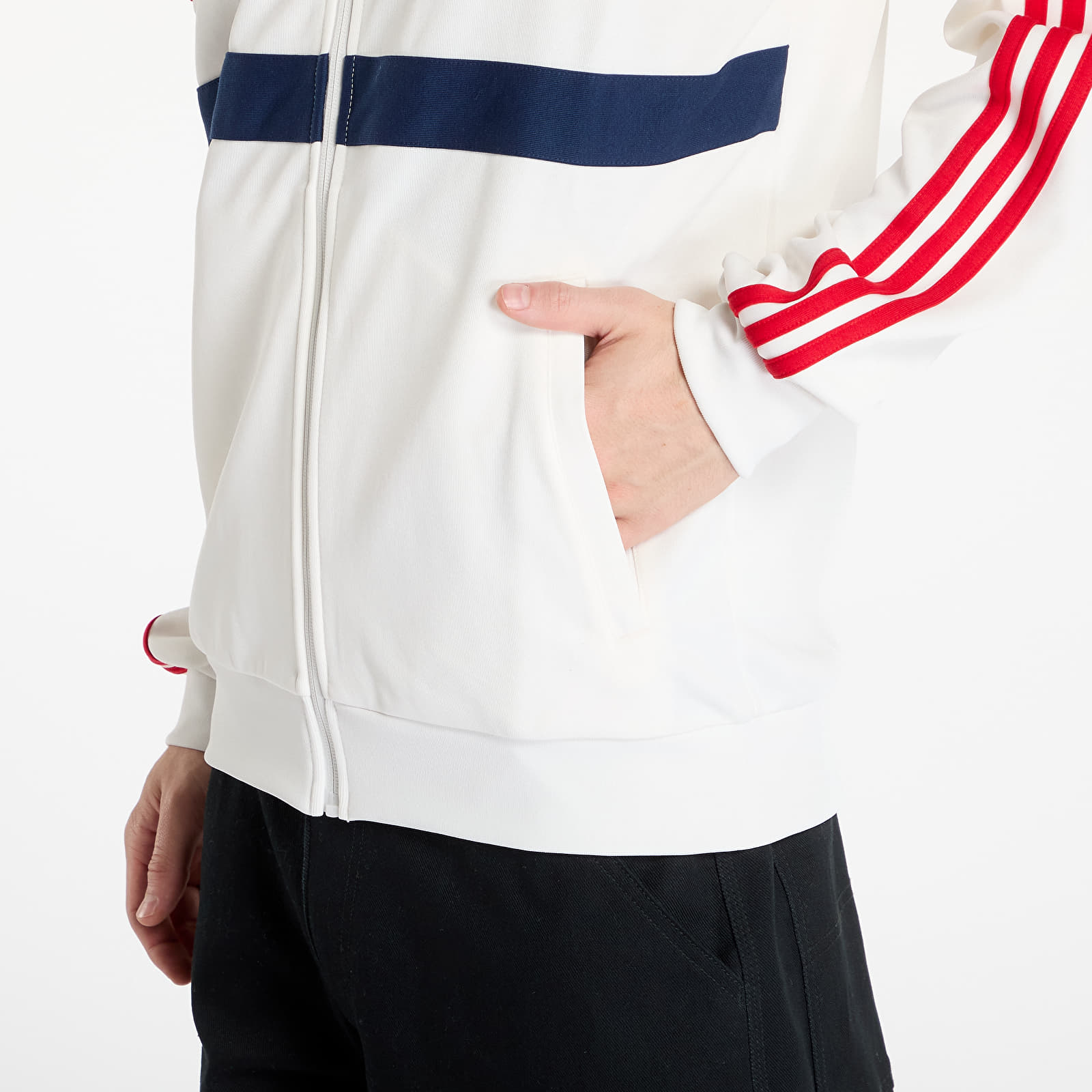 Hettegensere og sweatshirts adidas The First Tracktop Cloud White