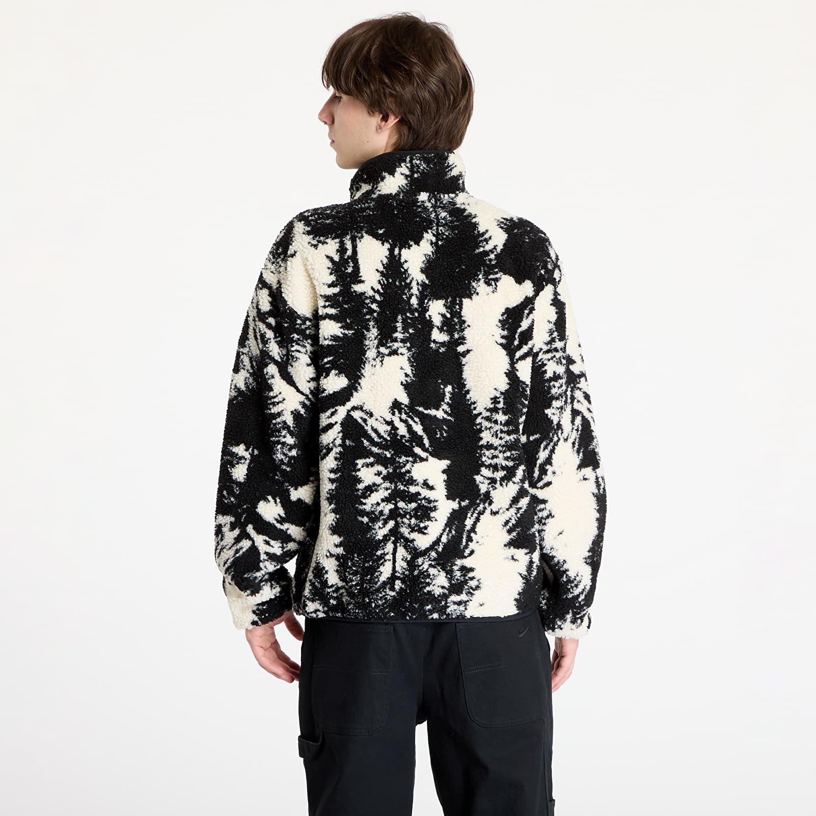 Giacche Napapijri T-Argient Aop Track Jacket Black/ White
