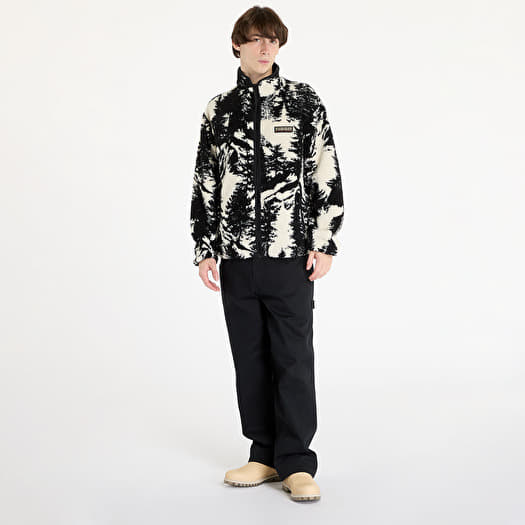 Jackets Napapijri T-Argient Aop Track Jacket Black/ White