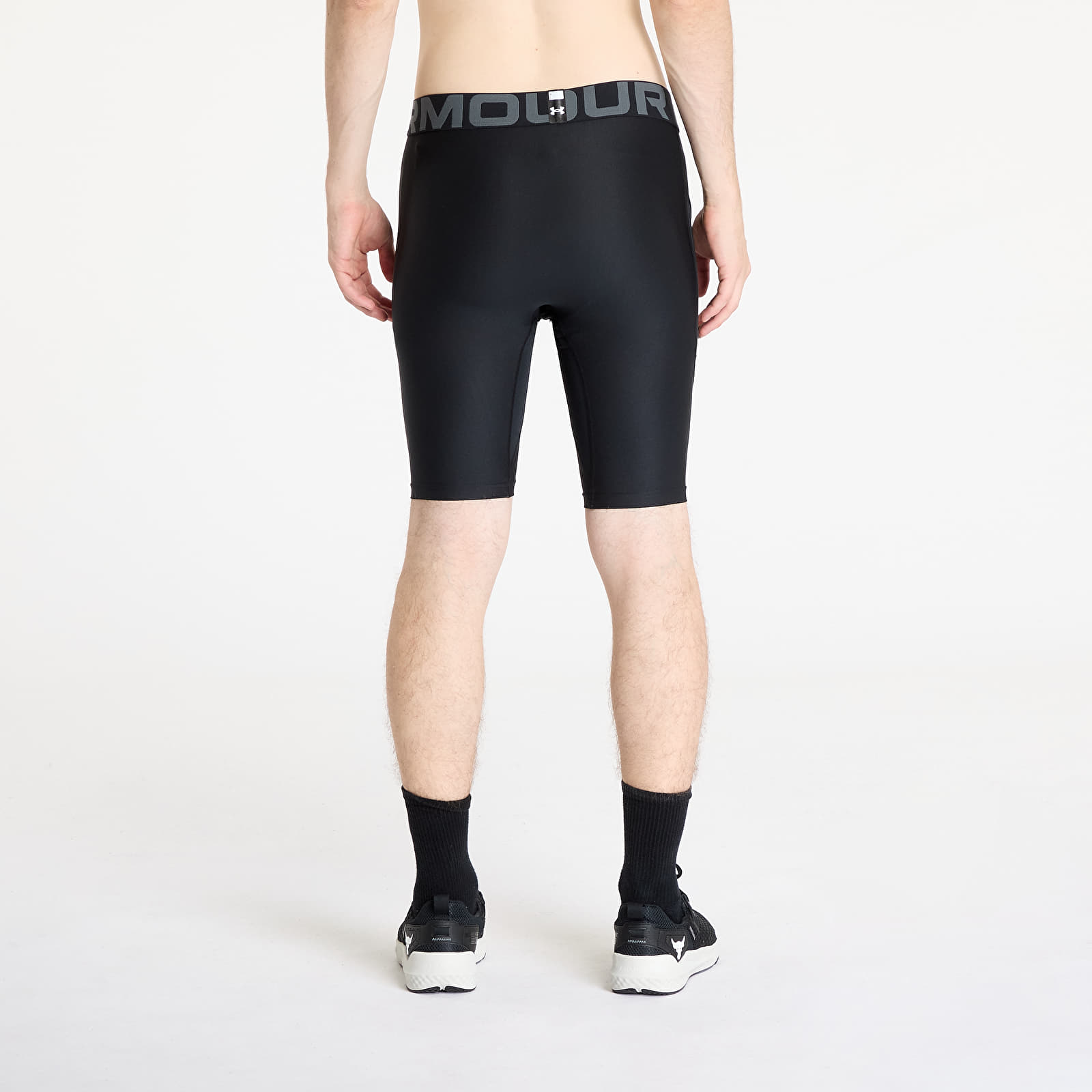 Rövidnadrágok Under Armour HeatGear Armour Long Shorts Black/ White