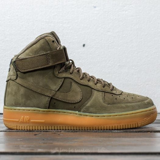 Women s shoes Nike Air Force 1 High WB GS Medium Olive Medium Olive Footshop