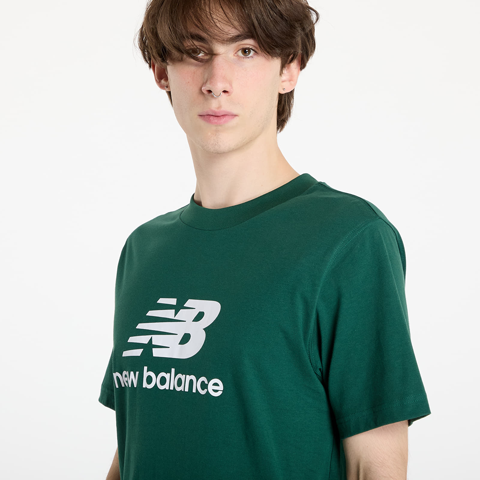 Pólók New Balance Sport Essentials Logo T-Shirt Nightwatch Green