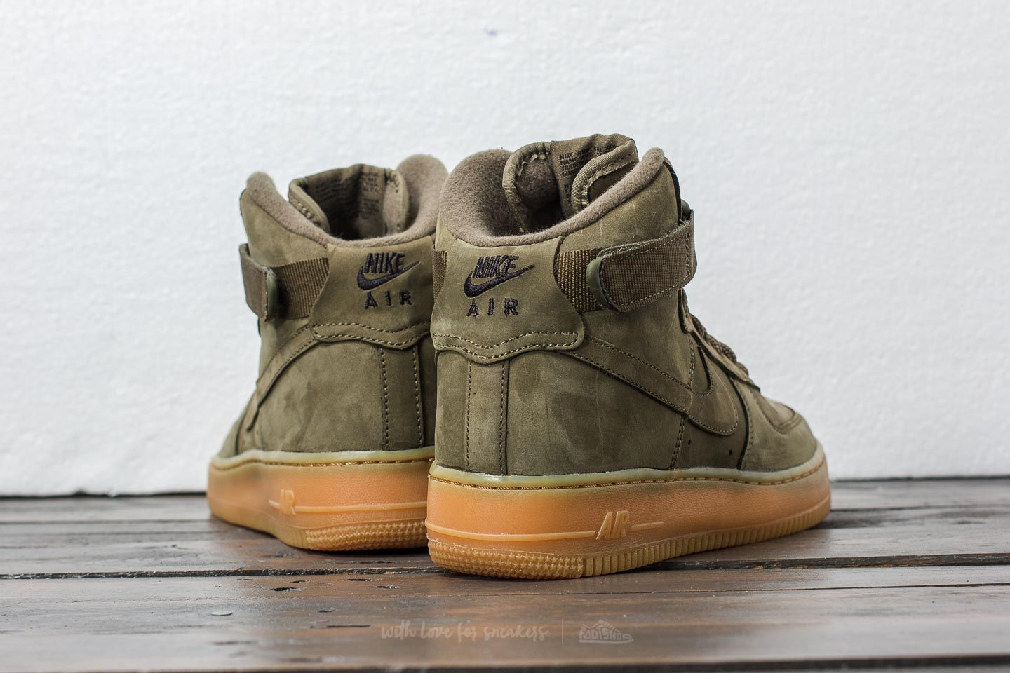 Chaussures et baskets femme Nike Air Force 1 High WB GS Medium Olive Medium Olive Footshop