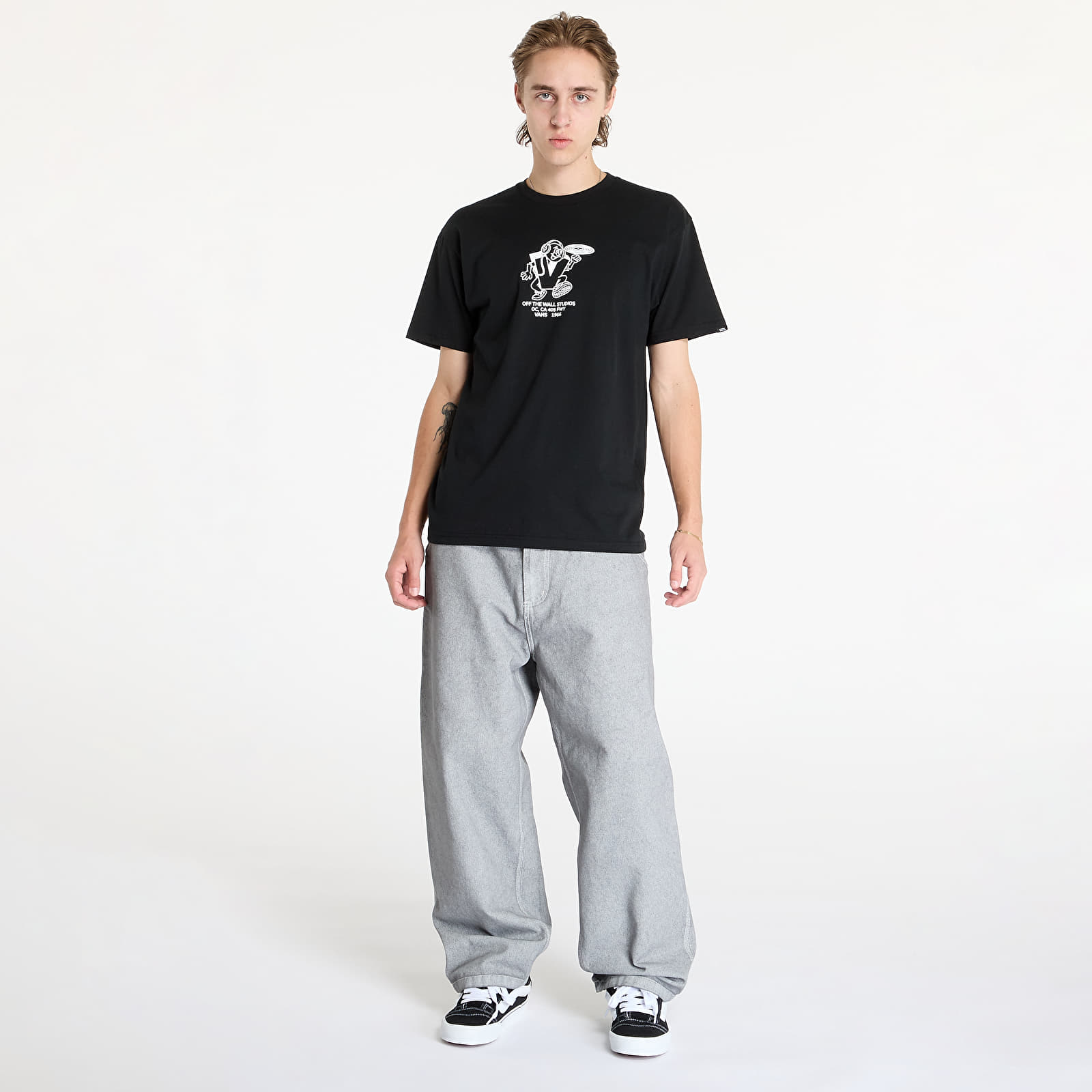 Männer T-Shirts Vans 405 Studio Black