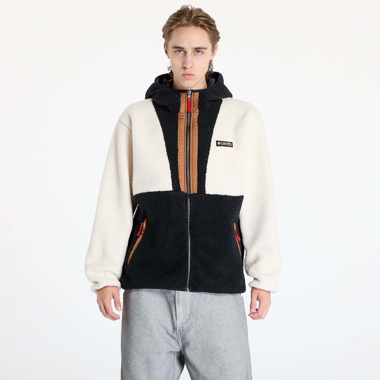Kapucnis pulóverek és pulcsik Columbia Backbowl™ II Remastered Full Zip Hoodie Chalk/ Black