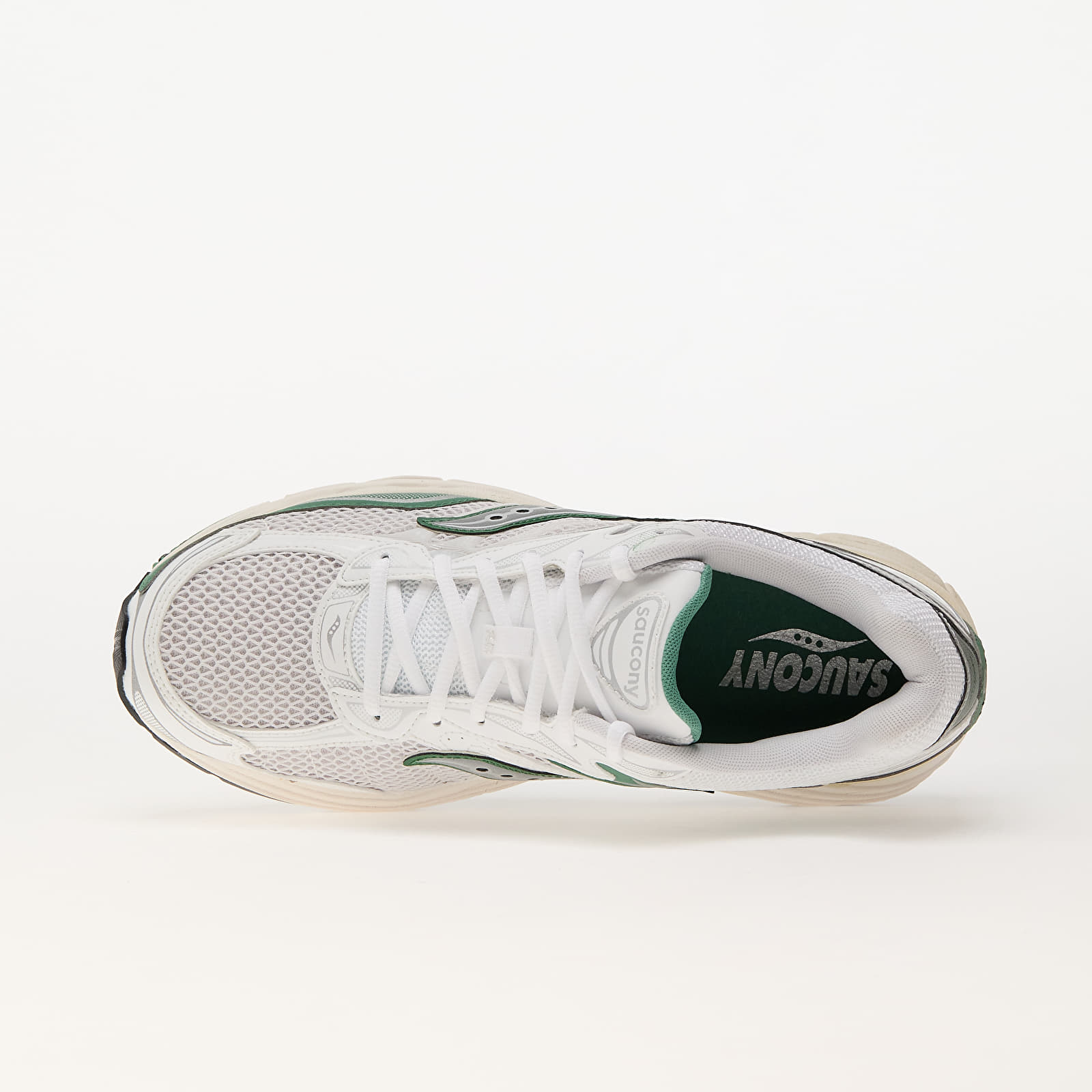 Herren Sneaker und Schuhe Saucony Progrid Omni 9 Ivory/ Green