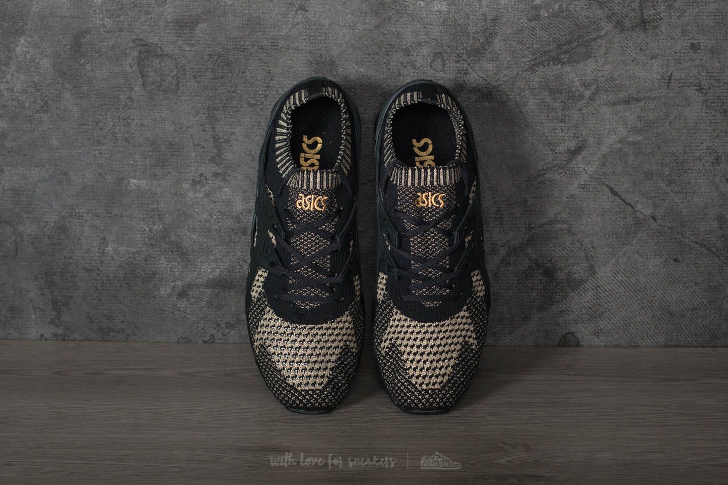 Sko til mænd Asics Gel-Kayano Trainer Knit Black/ Black