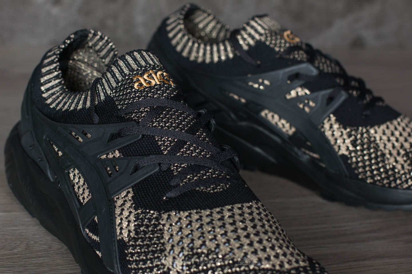 Manner Asics Gel Kayano Trainer Knit Black Black Footshop