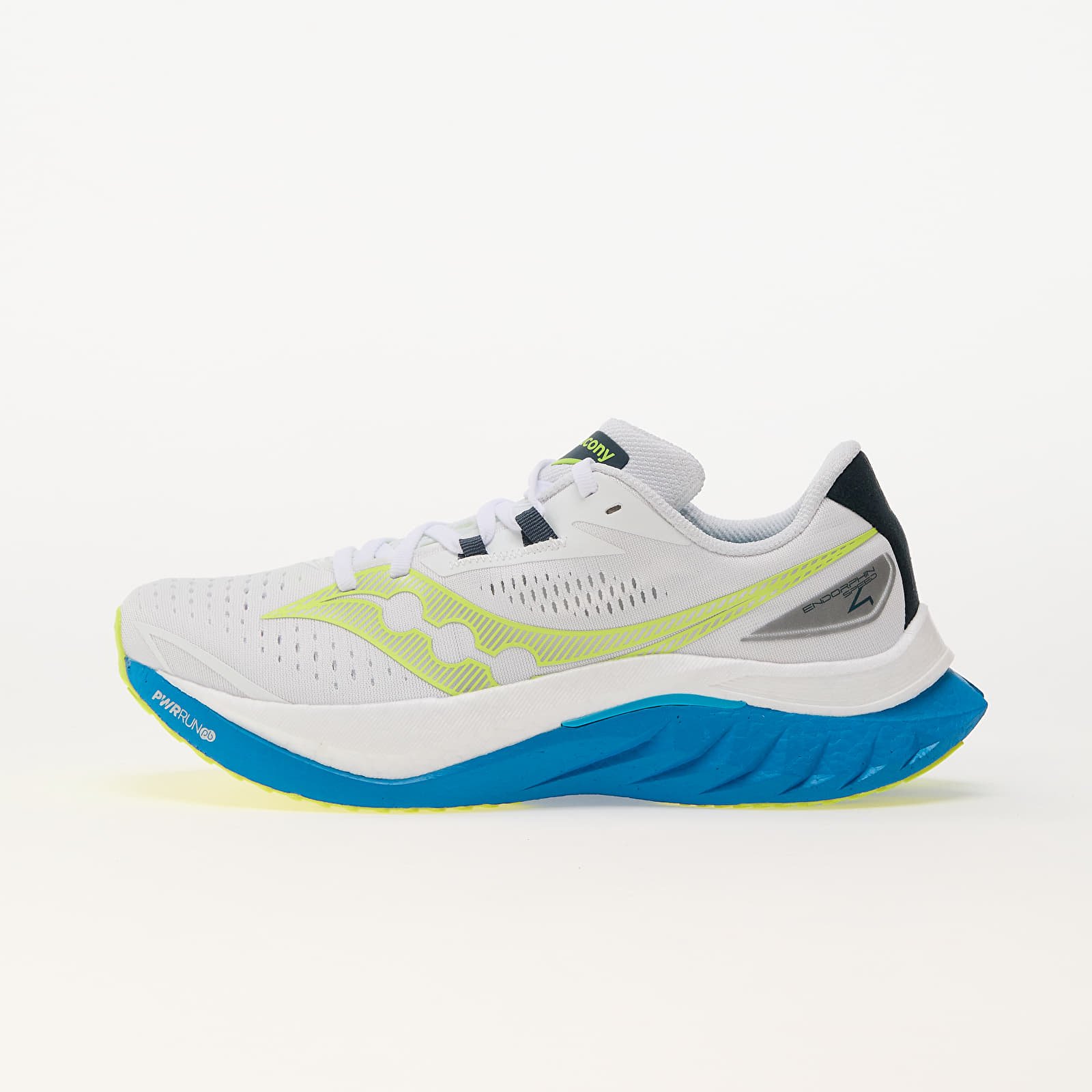 Men's shoes Saucony Endorphin Speed 4 White/ Viziblue
